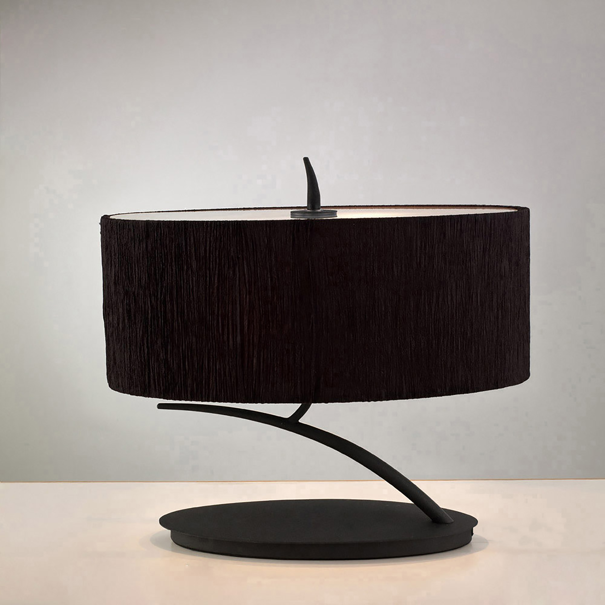 Eve Anthracite-Black Table Lamps Mantra Shaded Table Lamps